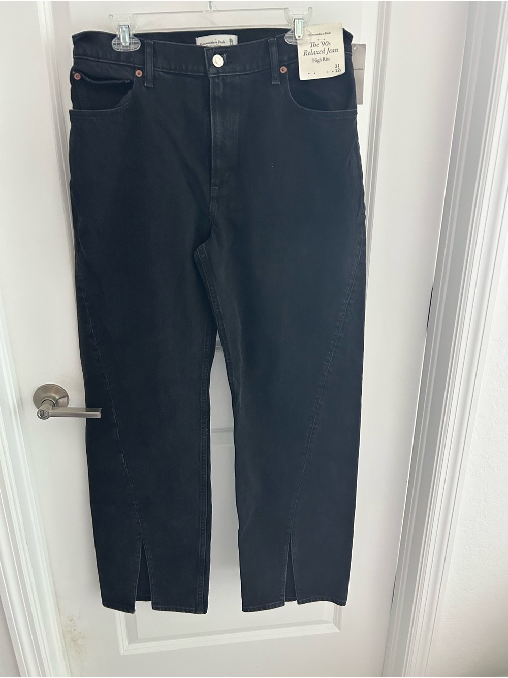 Abercrombie and Fitch Black Relaxed Pants sz12/33